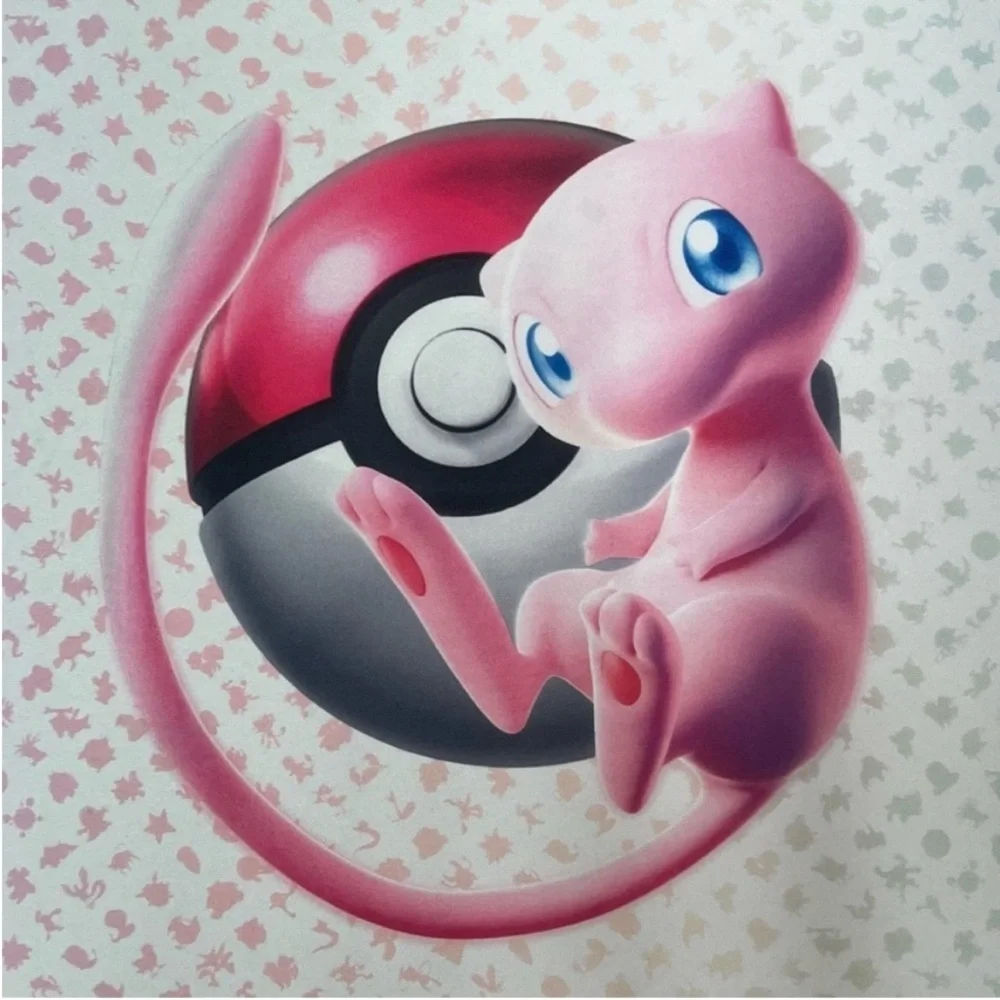 Pokemon 151 Ultra Premiem Collection Playmat Mew and Kanto Pokedex